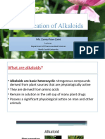 4.alkaloids Classification Lec-4A Final Term