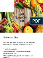 The Importance of a Balanced Diet for Optimal Health