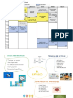 Horario y Mapa Mental