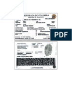 Copia Licencia de Tránsito No 10022848641