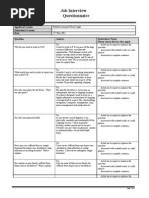 Download Job Interview Questionnaire by pratyaksh007 SN57082644 doc pdf