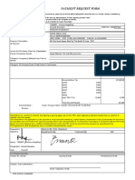 Payment Request Form: Hope Mobiles PVT LTD (Showrooms)