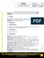 P-07 Procedimiento comunicación