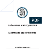 Guia Catequistas Matrimonio v1 - Mayo 2011