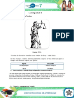 Learning Activity 4 Evidence: My Sense of Justice