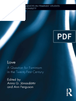 (Routledge Advances in Feminist Studies and Intersectionality, 14) Anna G. Jónasdóttir - Ann Ferguson - Love - A Question For Feminism in The Twenty-First Century-Routledge (2014)