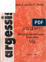 Argesis 07 Studii Si Comunicari Muzeul Judetean Arges 1995