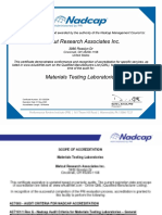 Metcut CADCAP Certification