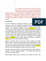 A jornada de Cristão e Esperança no livro O Peregrino de John Bunyan