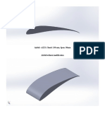 Airfoil - s1223, Chord: 150 MM, Span: 50mm