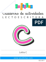 ESC011 Letra C Lectoescritura Edufichas