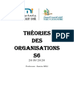 Théorie-Organisations-part I+Questions de Réflexion+QCM Corrigé