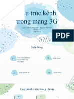 6.CẤU TRÚC KÊNH TRONG MẠNG 3G - NHÓM 6