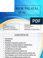 Posterior Palatal Seal