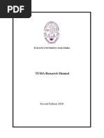 TUMA Research Manual: Tumaini University Makumira