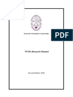 TUMA Research Manual: Tumaini University Makumira