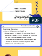 The Philippine Constitution: National Service Training Program