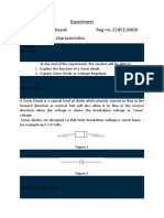 Experiment Name: Avradeep Nayak Reg no.:21BCE10856 AIM: Zener Diode Characteristics. Theory