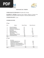 BSC Nursing Syllabus