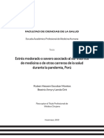 Estrés en internos de salud durante la pandemia