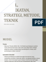 Model, Pendekatan, Strategi, Metode