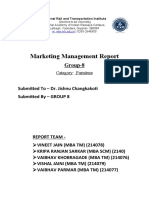 Group 8 Marketing Mngt. Report