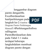 Gambar 3.1 Diagram Pareto Perhitungan Manual