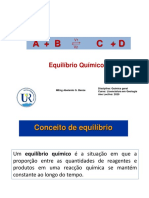 Equilíbrio Químico: Conceitos Fundamentais