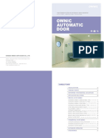 OWNIC Hospital Door Catalogue