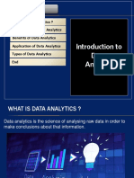 Introduction To Data Analytics