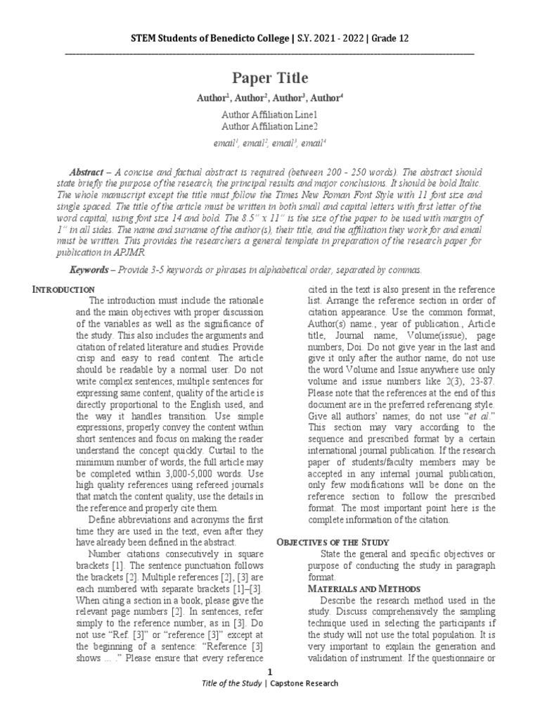 IMRAD Research (FORMAT) | PDF | Citation | Academic Journal