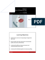 Learning Objectives: Analysis of Metagenomic Data