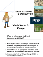 Fertilizer Calculation