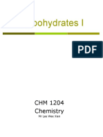 CHM 1204 Carbohydrates.