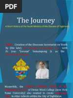 The Journey: A Short History of The Youth Ministry of The Diocese of Tagbilaran