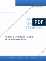 Informe Examen Oficial Teoria 2018