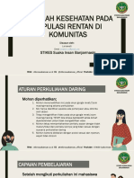 Masalah Kesehatan Pada Populasi Rentan Di Komunitas