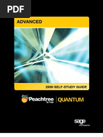 Peachtree by Sage Quantum Advanced Self-Study Guide