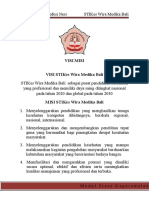 Visi Misi, Tim Penyusun, Kta Pengantar, Daftar Isi