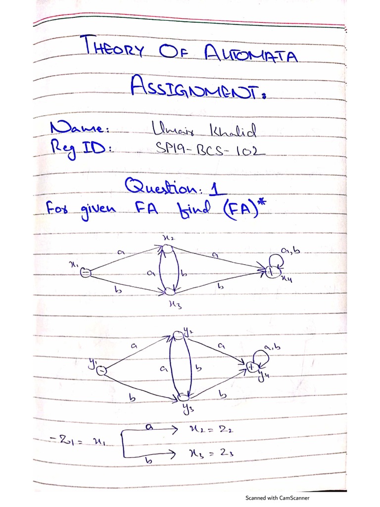 SP19 BCS 102 TOA Assignment 3 | PDF