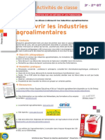 Découvrir Les Industries Agroalimentaires - Mars 2016 - Orléans