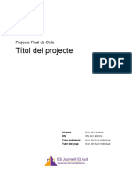 Plantilla de Projecte