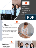 School Uniforms Supplier in Qatar