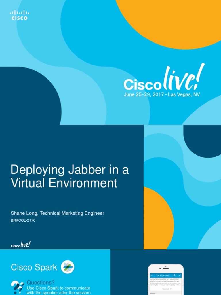 Deploying Jabber in A Virtual Environment | PDF | Desktop ...