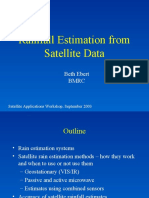 Rainfall Estimation From Satellite Data: Beth Ebert BMRC