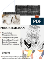 Unsur - Unsur Proyek Konsultansi Dan Konstruksi