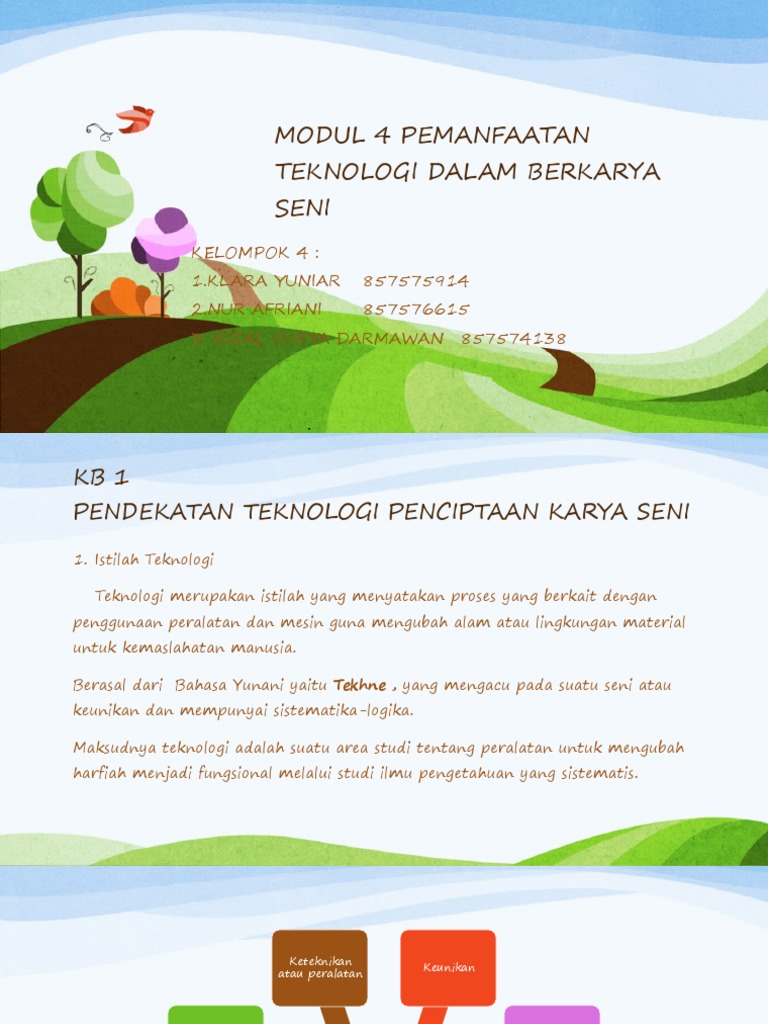 Pemanfaatan Teknologi dalam Karya Seni PDF Teknologi & Rekayasa