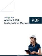 Acurev 2110 Installation Guide 06-04-22