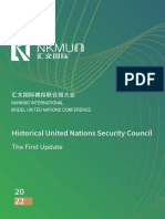 Historical United Nations Security Council: The First Update