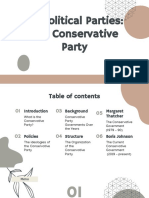 UK Political Parties - The Conservative Party